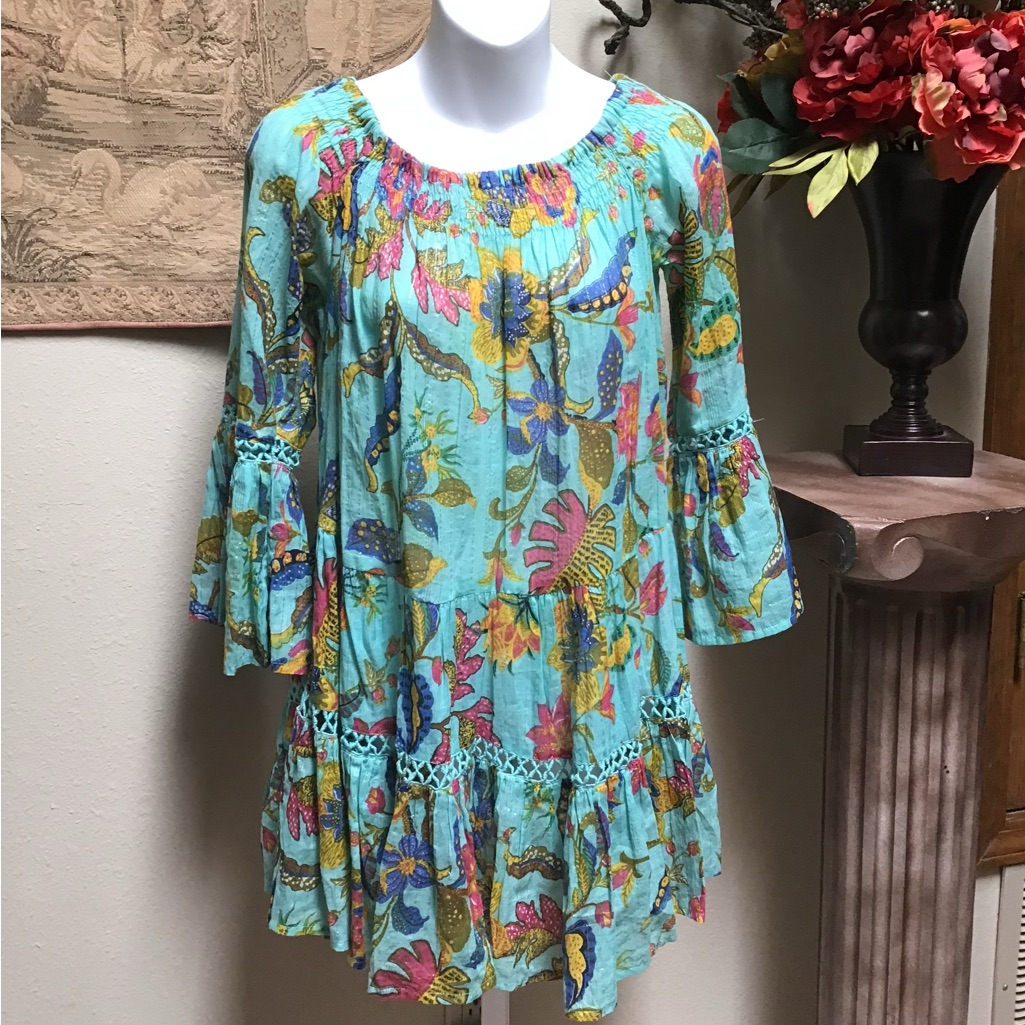 Koala Bay Top Or Use As A Tunic Or Dress Long Sleeve Size Xs